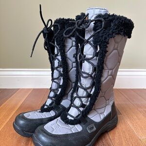 UGG Capstone Tall Waterproof Winter Boots – Women’s Size 8 (EU 39) - Grey/Black